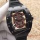 2017 Clone Richard Mille RM 052 Watch Red pirate Diamond skull Dial Black Rubber  (2)_th.jpg